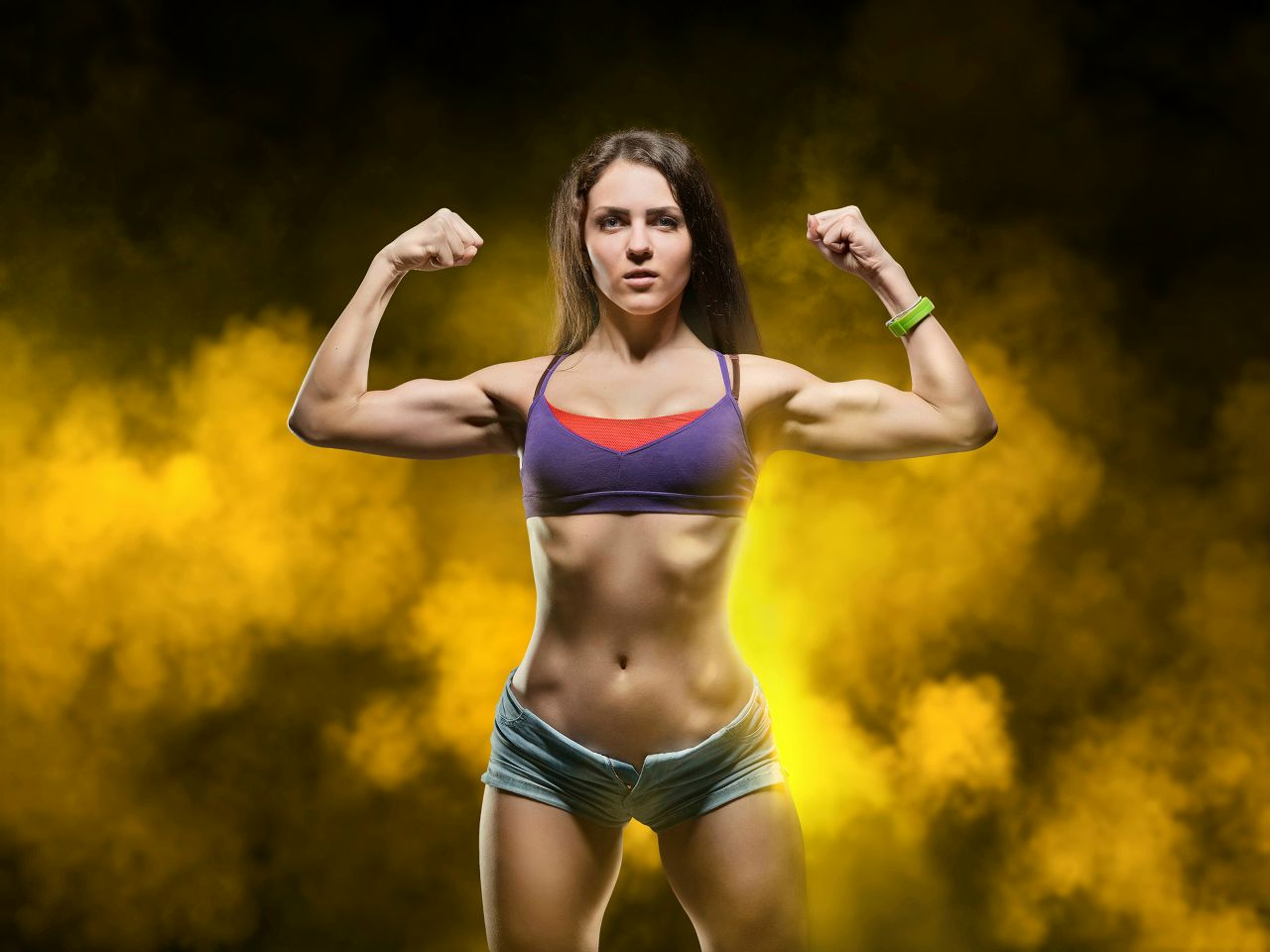 Athletic girls in Skopje